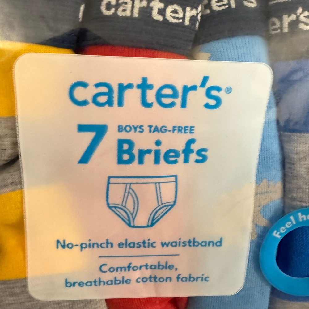 Carter's Boys Briefs 7-Pack - Multicolor - Picture 4 of 7